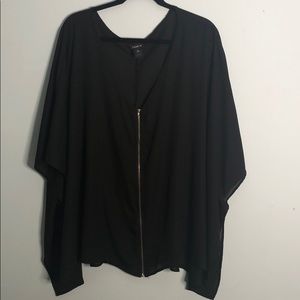 Torrid drape top. Jacket coverup size 3